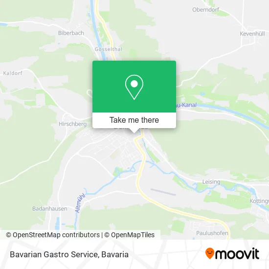 Карта Bavarian Gastro Service