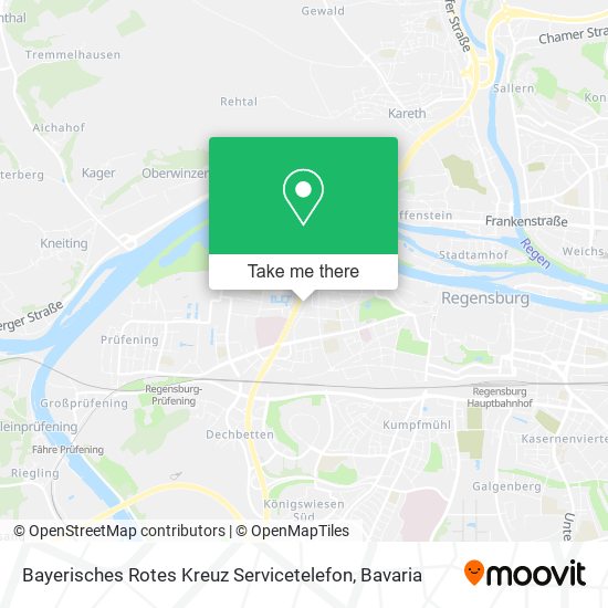 Bayerisches Rotes Kreuz Servicetelefon map