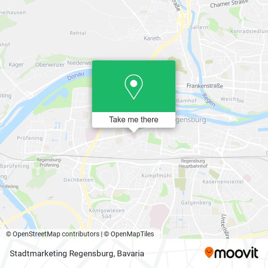 Карта Stadtmarketing Regensburg