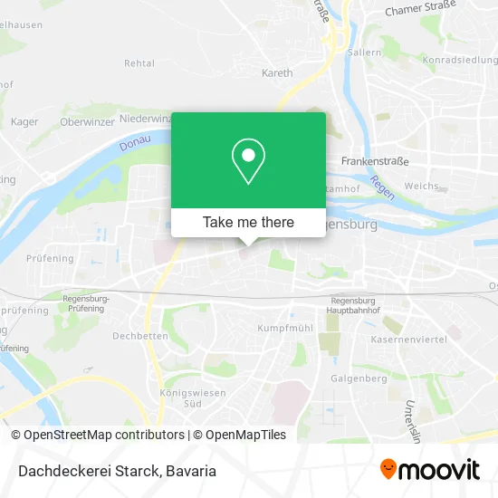 Карта Dachdeckerei Starck