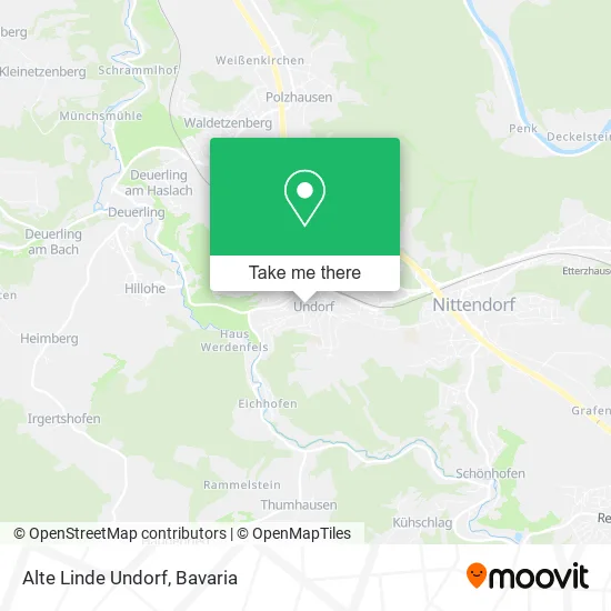Карта Alte Linde Undorf