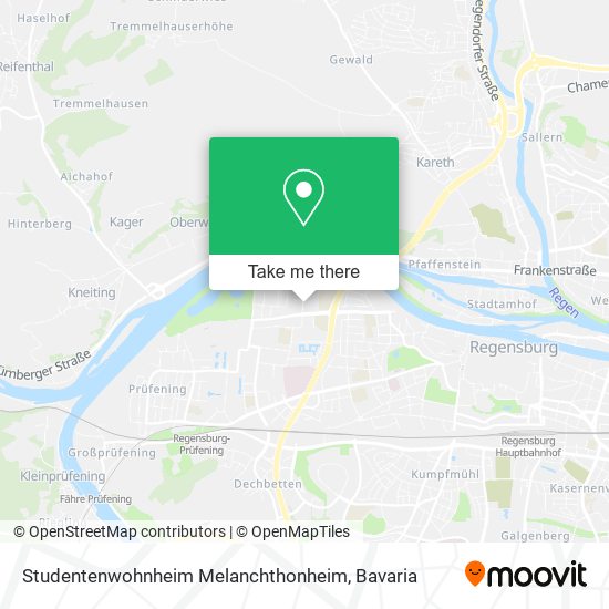 Studentenwohnheim Melanchthonheim map