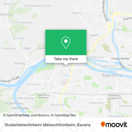 Карта Studentenwohnheim Melanchthonheim