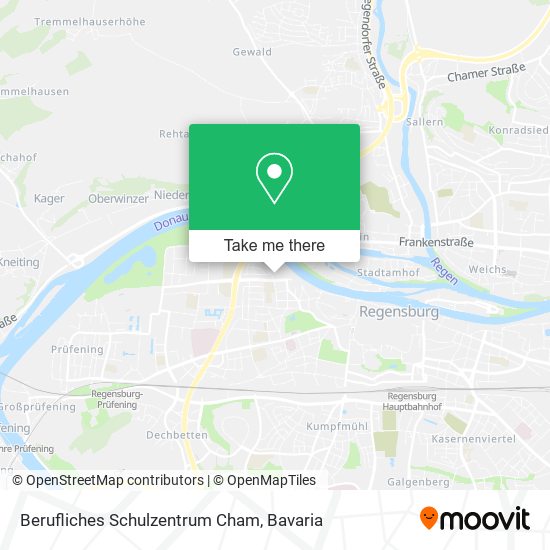 Berufliches Schulzentrum Cham map