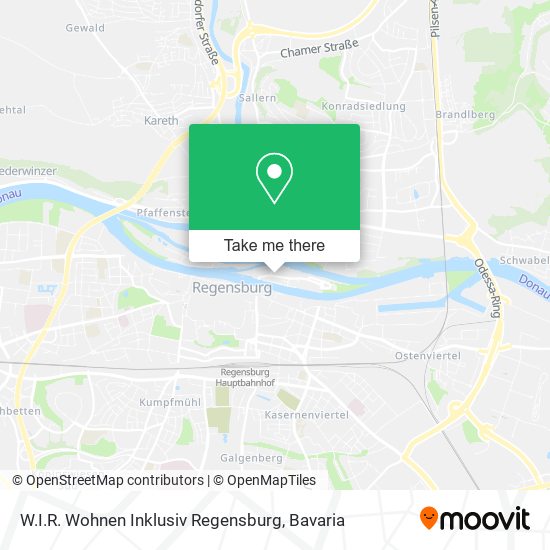 W.I.R. Wohnen Inklusiv Regensburg map