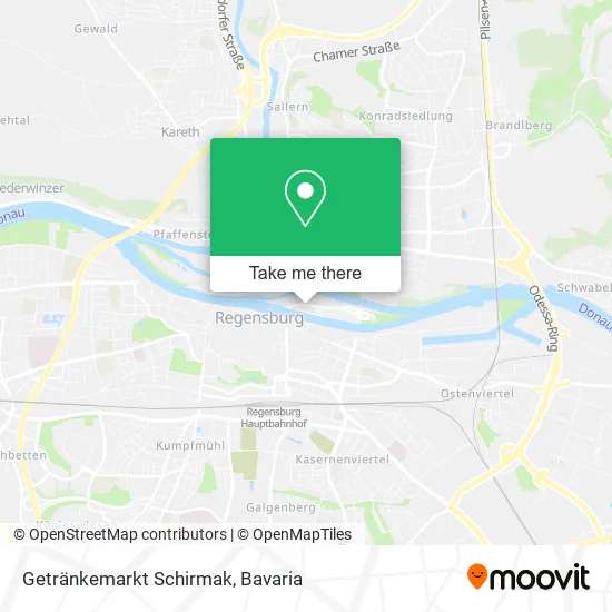Карта Getränkemarkt Schirmak