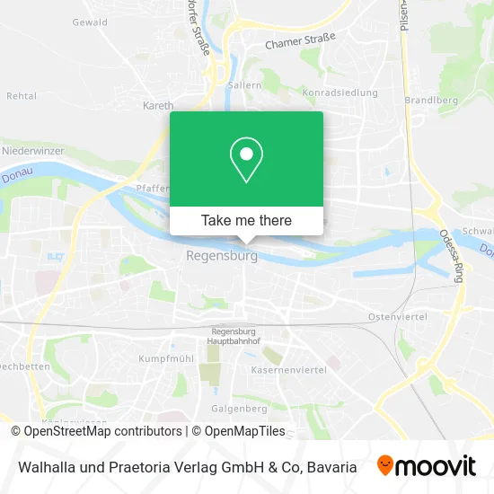 Карта Walhalla und Praetoria Verlag GmbH & Co