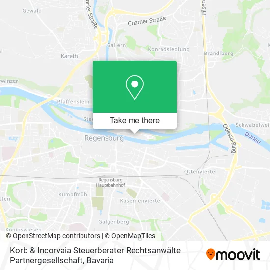 Карта Korb & Incorvaia Steuerberater Rechtsanwälte Partnergesellschaft