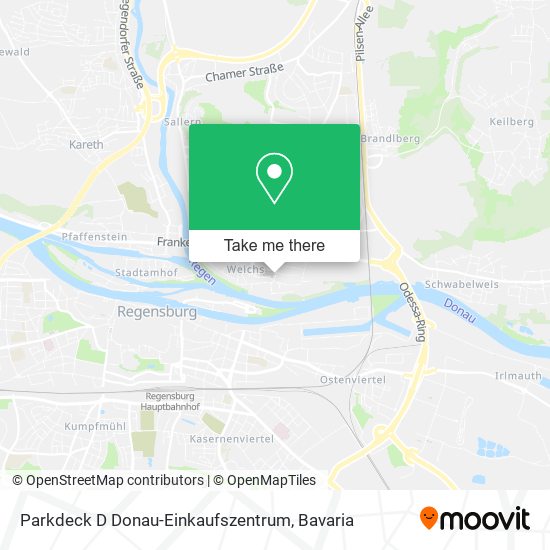 Parkdeck D Donau-Einkaufszentrum map