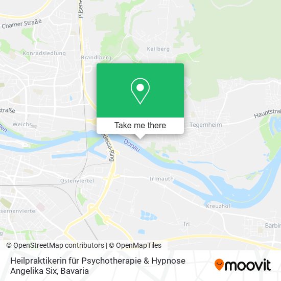 Heilpraktikerin für Psychotherapie & Hypnose Angelika Six map