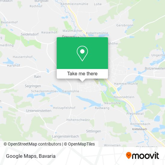 Google Maps map