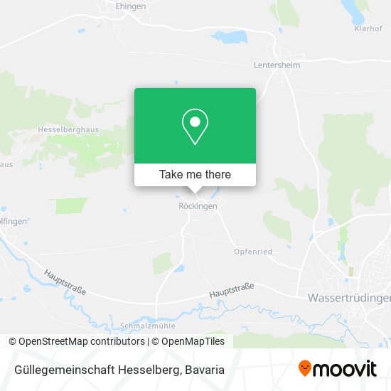 Güllegemeinschaft Hesselberg map
