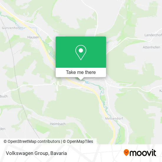 Карта Volkswagen Group