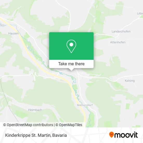 Карта Kinderkrippe St. Martin