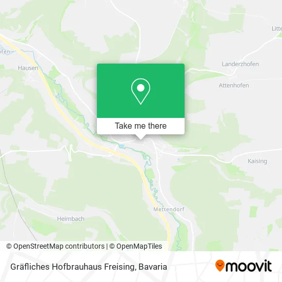 Карта Gräfliches Hofbrauhaus Freising