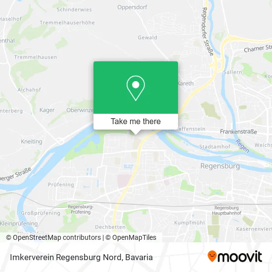 Карта Imkerverein Regensburg Nord