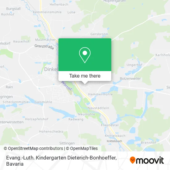 Карта Evang.-Luth. Kindergarten Dieterich-Bonhoeffer