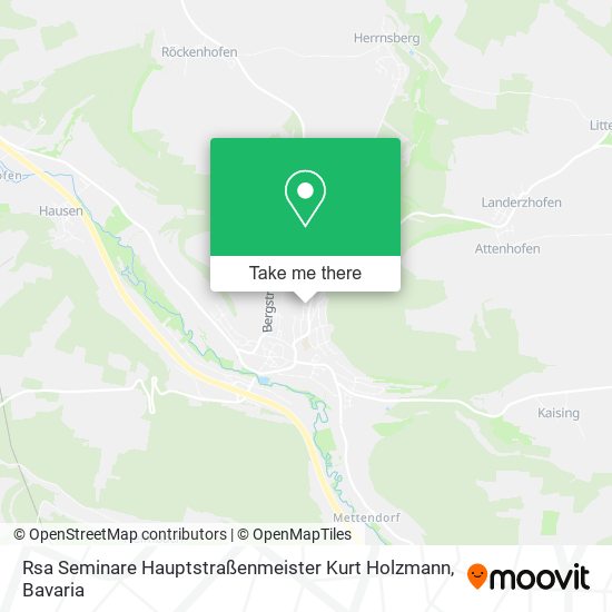 Rsa Seminare Hauptstraßenmeister Kurt Holzmann map