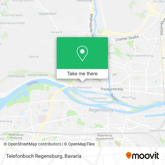 Карта Telefonbuch Regensburg