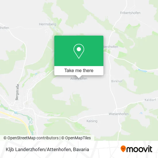 Карта Kljb Landerzhofen/Attenhofen
