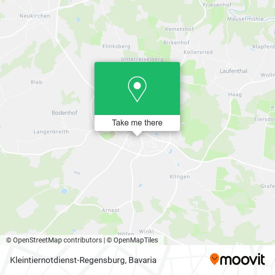 Kleintiernotdienst-Regensburg map