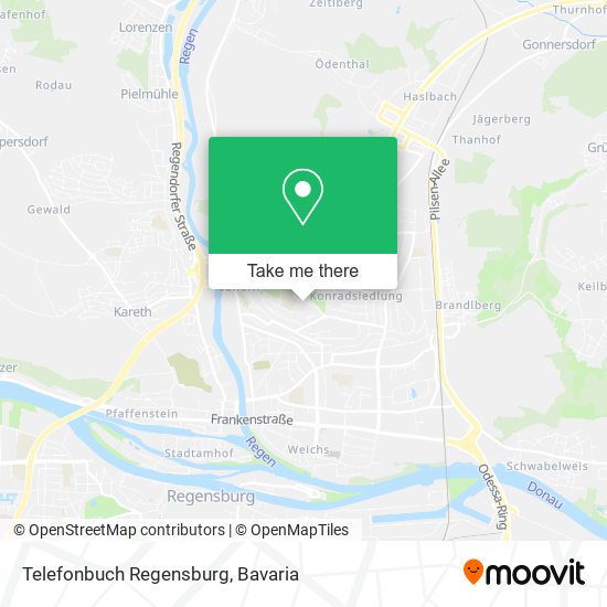 Карта Telefonbuch Regensburg