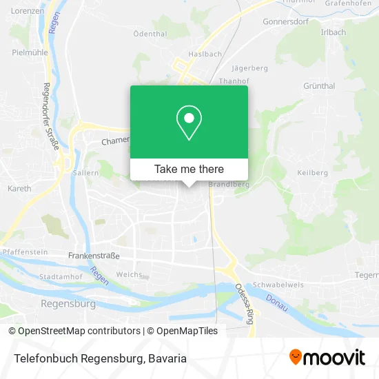 Карта Telefonbuch Regensburg