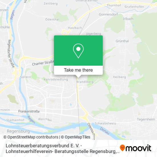 Lohnsteuerberatungsverbund E. V. -Lohnsteuerhilfeverein- Beratungsstelle Regensburg map