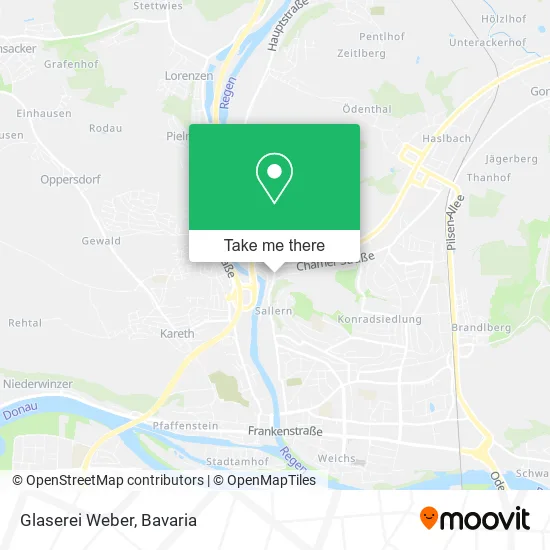 Карта Glaserei Weber