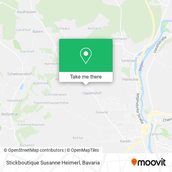 Stickboutique Susanne Heimerl map