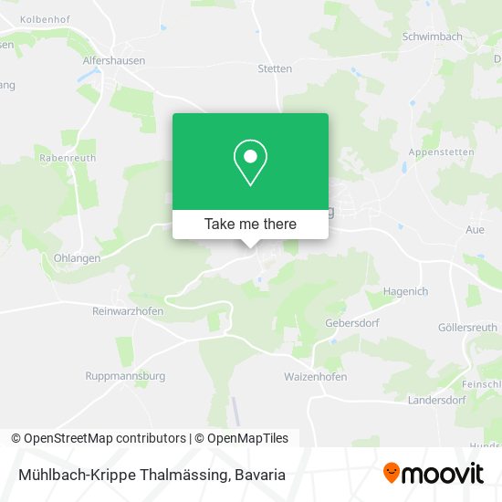 Mühlbach-Krippe Thalmässing map