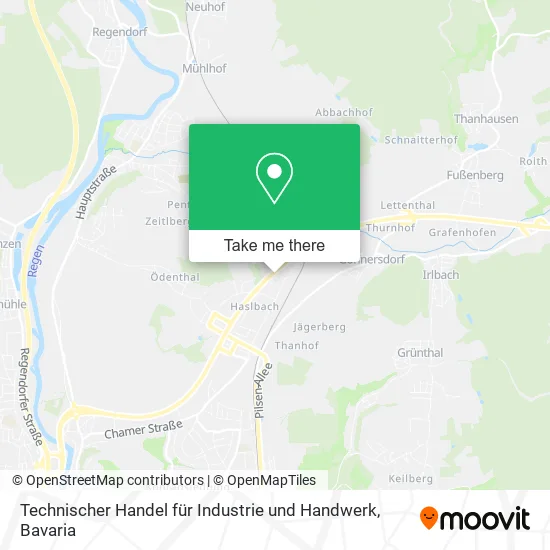 Карта Technischer Handel für Industrie und Handwerk