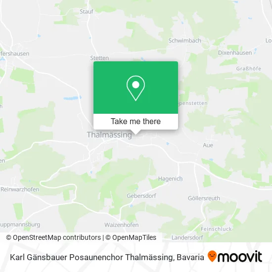 Карта Karl Gänsbauer Posaunenchor Thalmässing