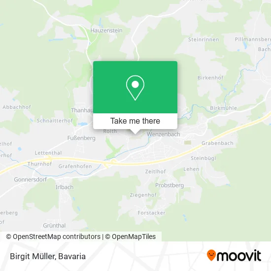 Birgit Müller map
