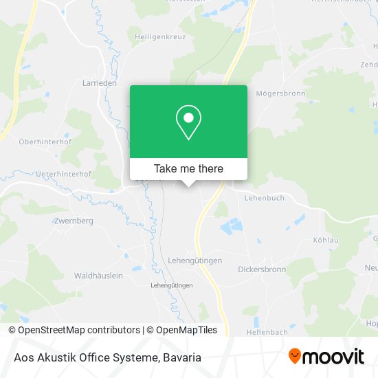Карта Aos Akustik Office Systeme
