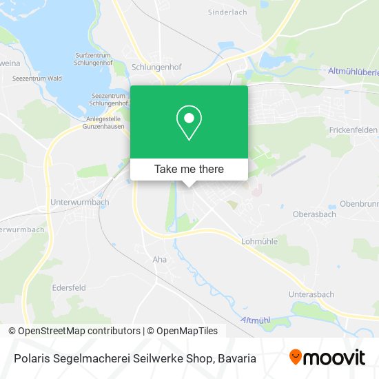 Polaris Segelmacherei Seilwerke Shop map