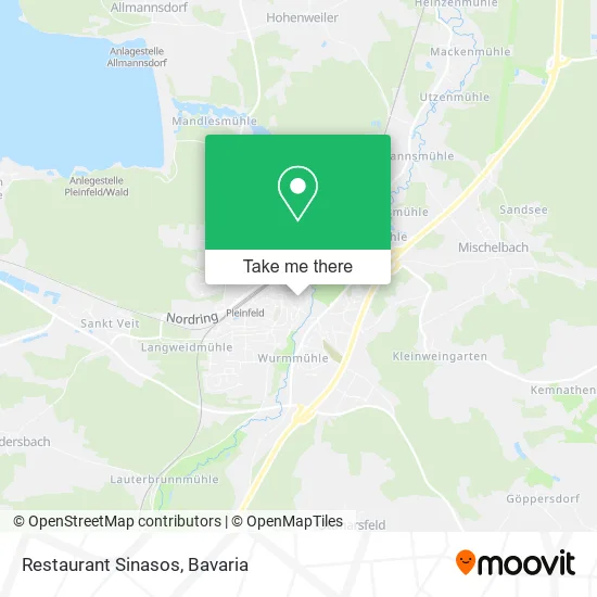 Карта Restaurant Sinasos