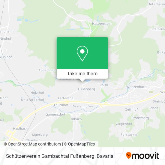 Schützenverein Gambachtal Fußenberg map