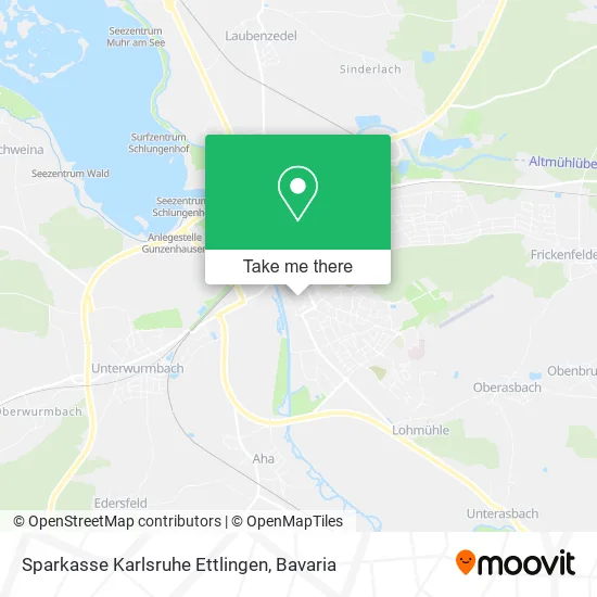Карта Sparkasse Karlsruhe Ettlingen