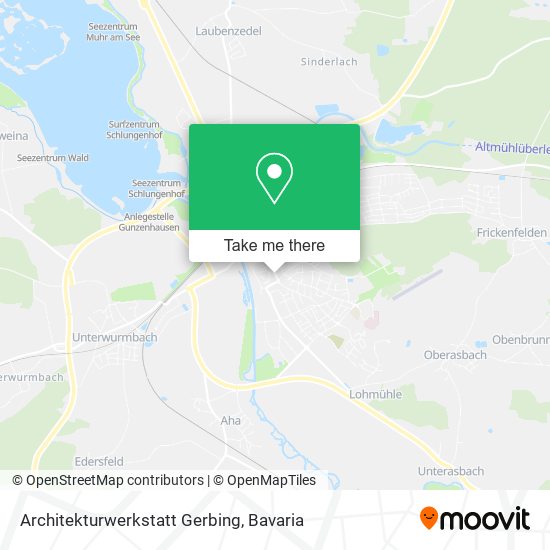 Architekturwerkstatt Gerbing map