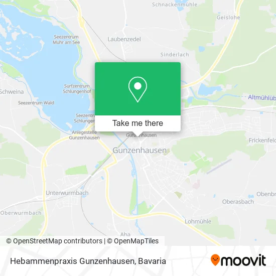 Карта Hebammenpraxis Gunzenhausen