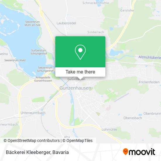 Bäckerei Kleeberger map