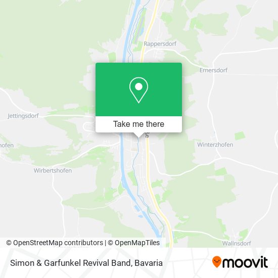 Simon & Garfunkel Revival Band map