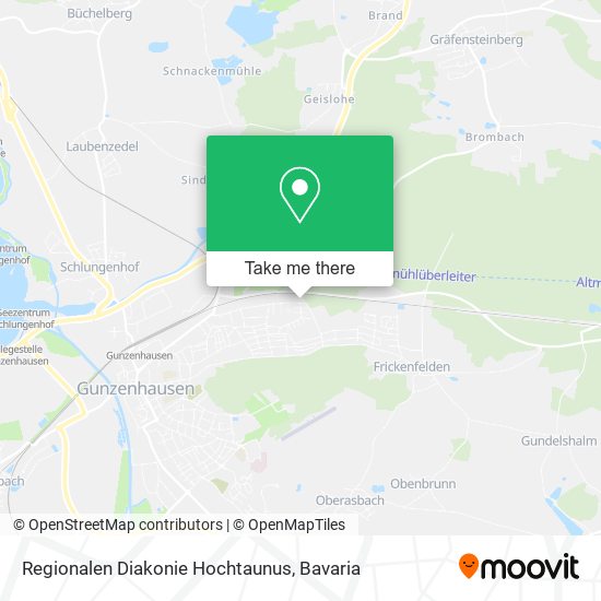 Regionalen Diakonie Hochtaunus map