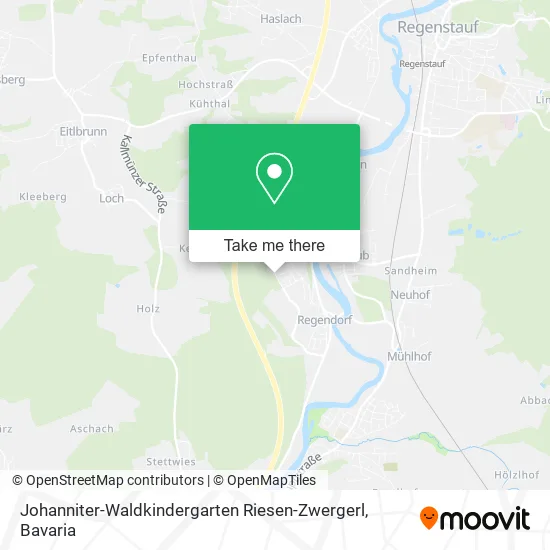 Карта Johanniter-Waldkindergarten Riesen-Zwergerl