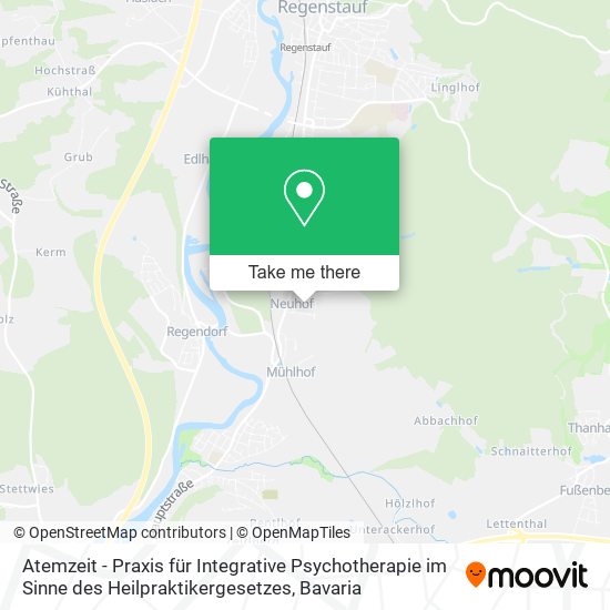 Atemzeit - Praxis für Integrative Psychotherapie im Sinne des Heilpraktikergesetzes map