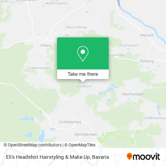 Карта Eli's Headshot Hairstyling & Make Up