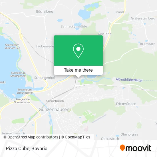 Карта Pizza Cube