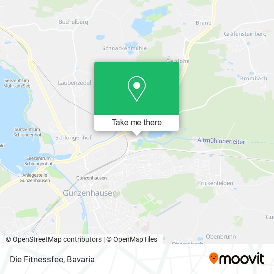 Die Fitnessfee map