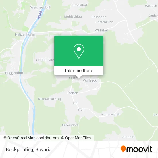 Карта Beckprinting
